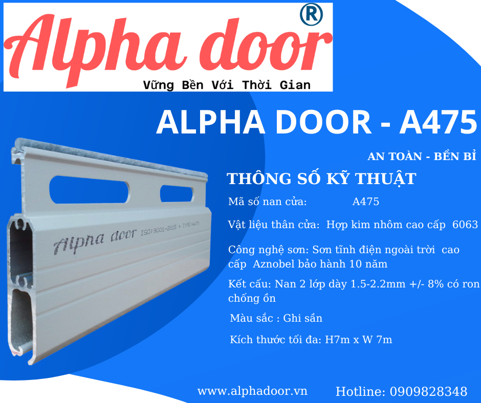 cua cuon nhom alpha door