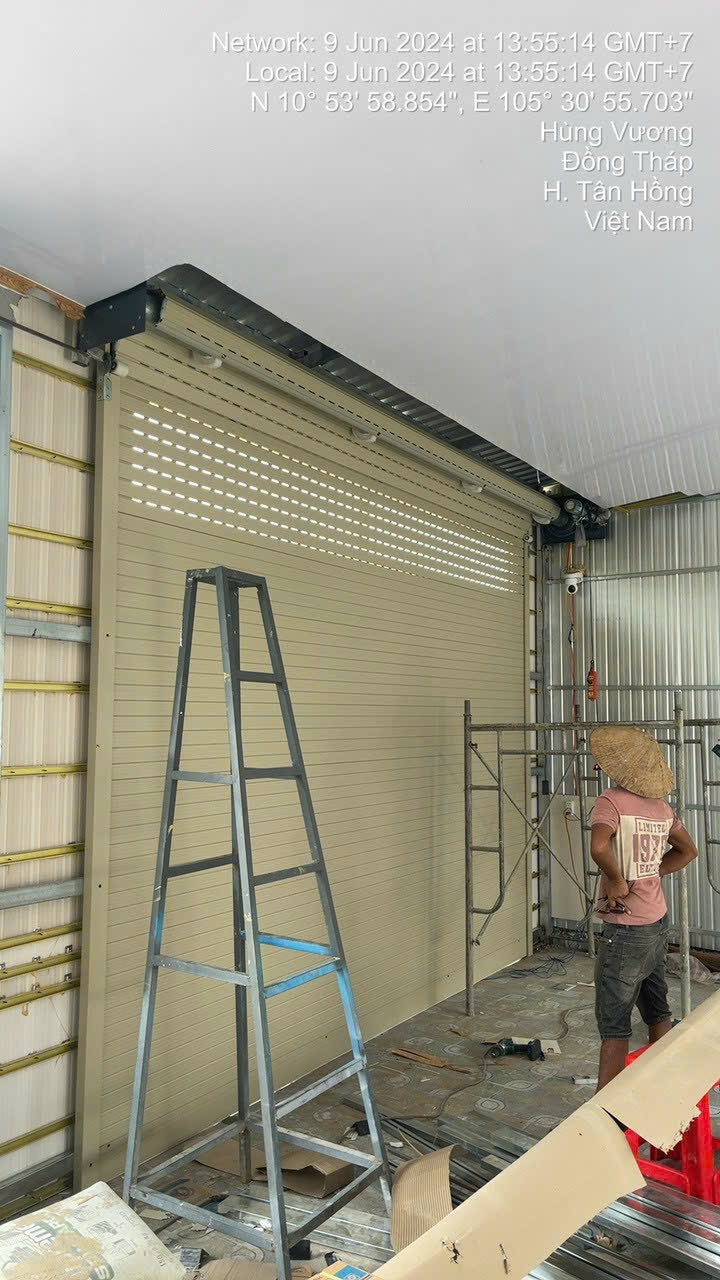 Cửa cuốn giá rẻ dịch vụ lắp ráp cửa cuốn