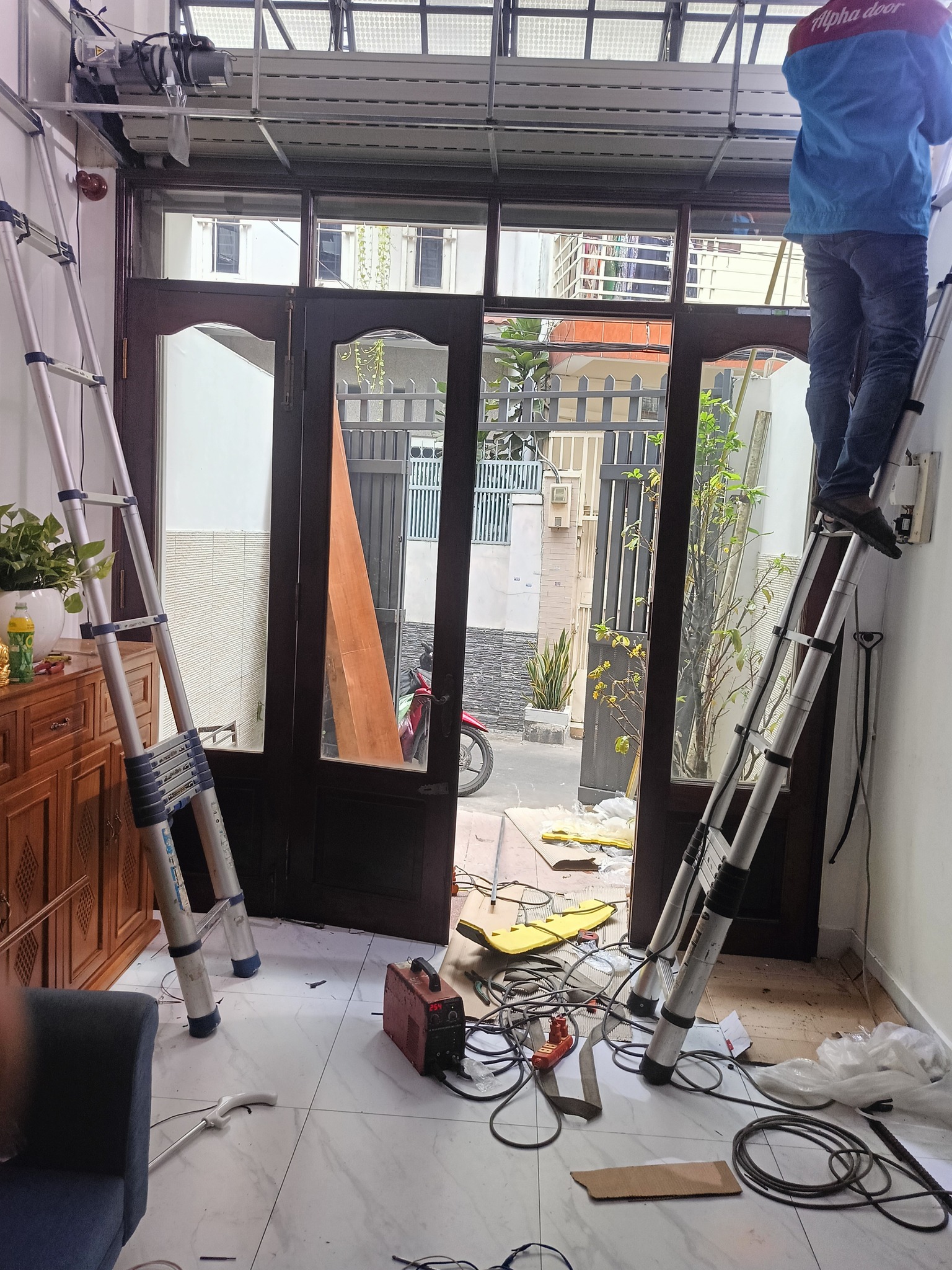 dịch vụ cửa cuốn tại k300 cửa cuôn tại k300