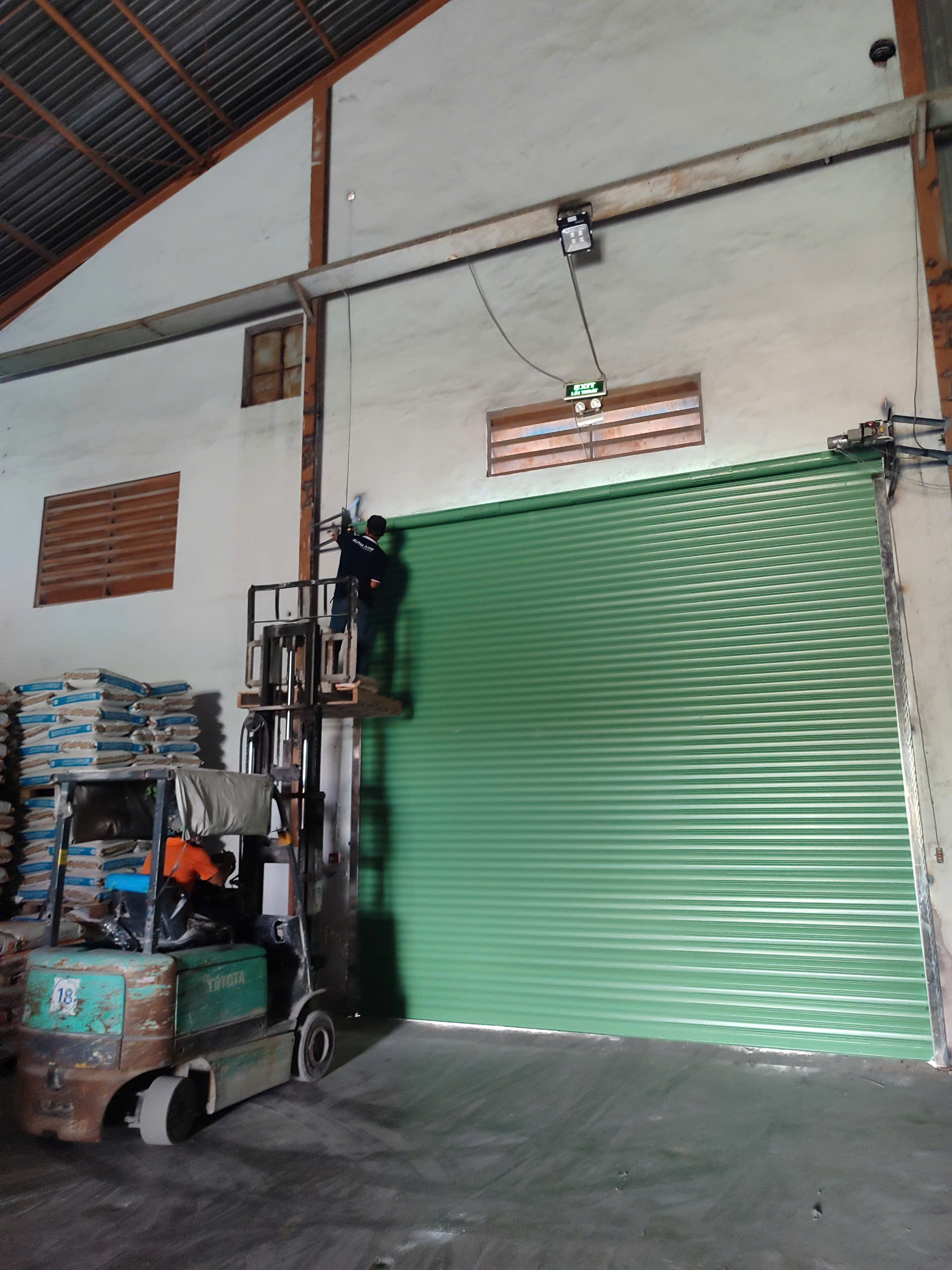 bảo trì cửa cuốn kho tại long an