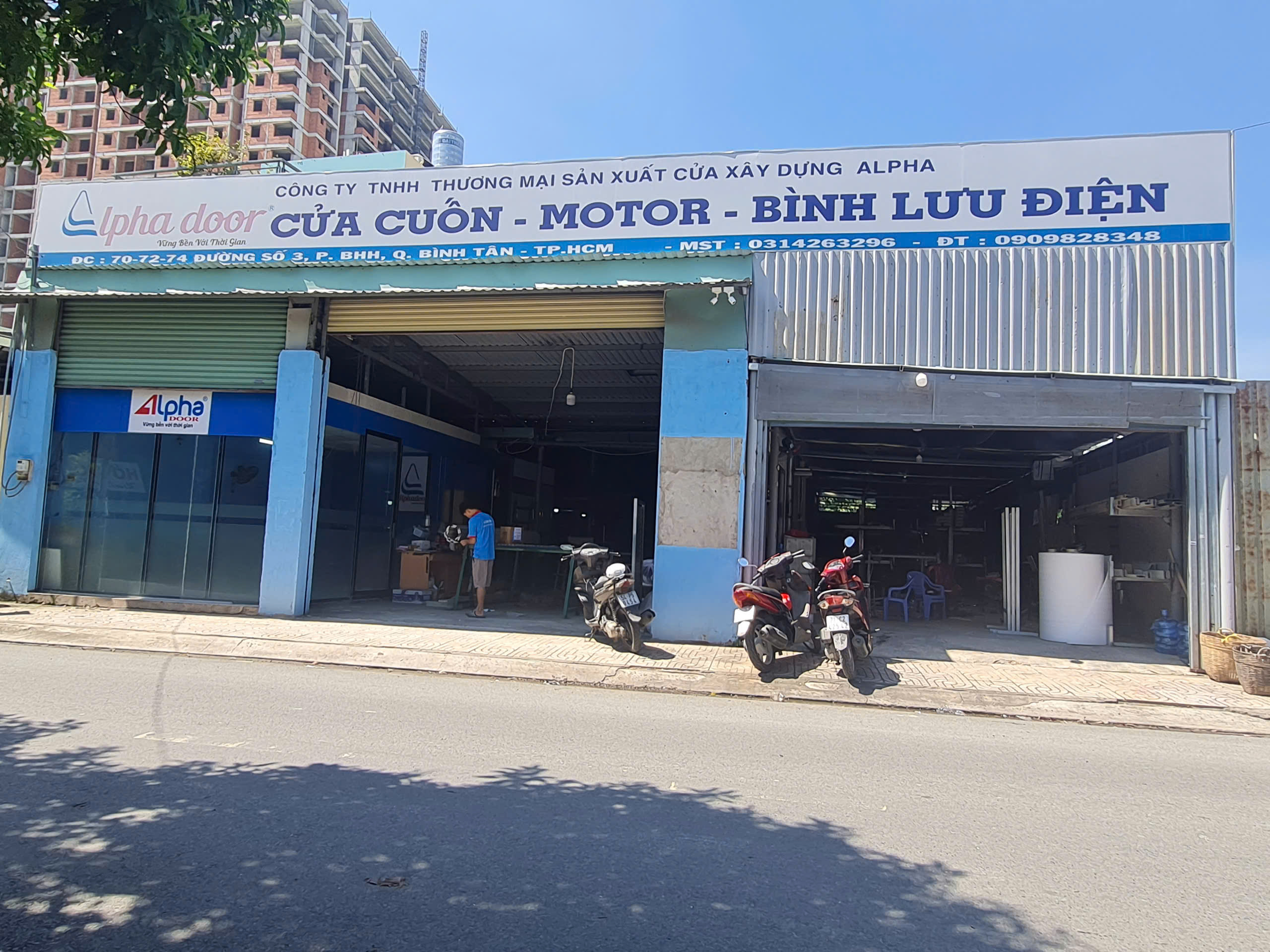 thi công cửa cuốn công ty lắp cửa cuốn