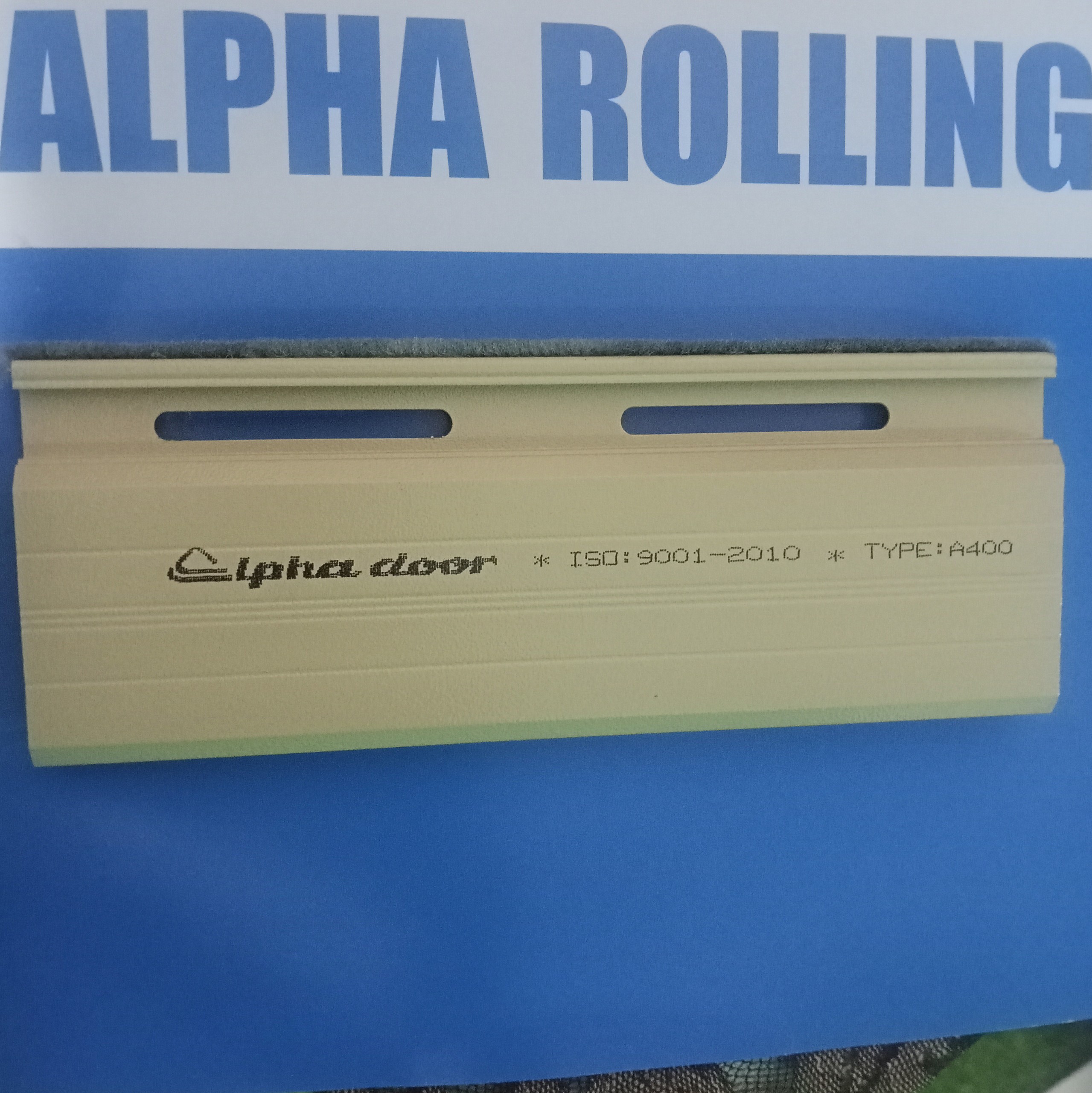 Cửa Cuốn nhôm khe thoáng Alpha door A400
