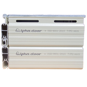 Cửa cuốn đức nhôm khe thoáng Alpha door A609 