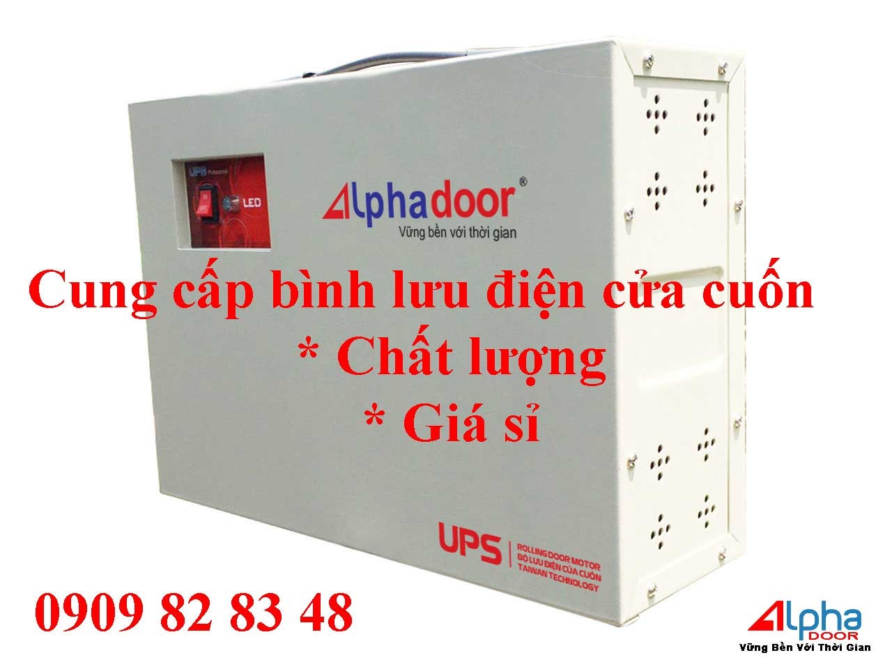 Bình lưu điện cửa cuốn giá rẻ chất lượng